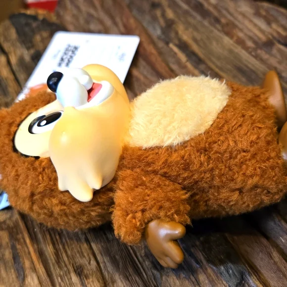 Disney Chip Plush Keychain in Brown and Cream - Picture 8 of 12